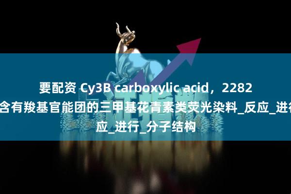 要配资 Cy3B carboxylic acid，228272-69-3，含有羧基官能团的三甲基花青素类荧光染料_反应_进行_分子结构